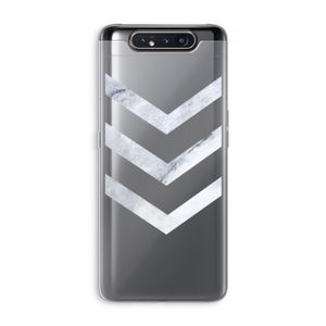 Marmeren pijlen: Samsung Galaxy A80 Transparant Hoesje