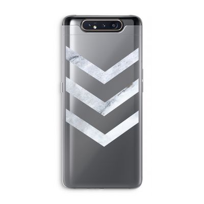 Marmeren pijlen: Samsung Galaxy A80 Transparant Hoesje