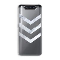 Marmeren pijlen: Samsung Galaxy A80 Transparant Hoesje