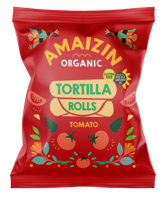 Amaizin Organic Tortilla Rolls Tomato