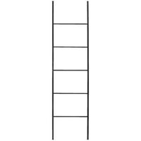 Decoratieve ladder Vincent - zwart - 160x37 cm - Leen Bakker