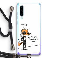 GSM secure: Huawei P30 Transparant Hoesje met koord
