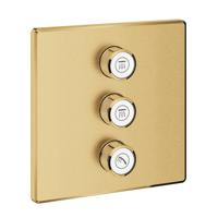 Opbouwdeel GROHE Smartcontrol Volume (3X), Vierkant Cool Sunrise Geborsteld