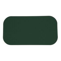 Douche/bad anti-slip mat badkamer - rubber - groen - 36 x 76 cm - rechthoek