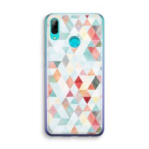 Gekleurde driehoekjes pastel: Huawei P Smart (2019) Transparant Hoesje