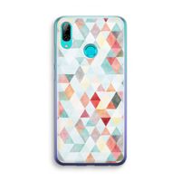Gekleurde driehoekjes pastel: Huawei P Smart (2019) Transparant Hoesje
