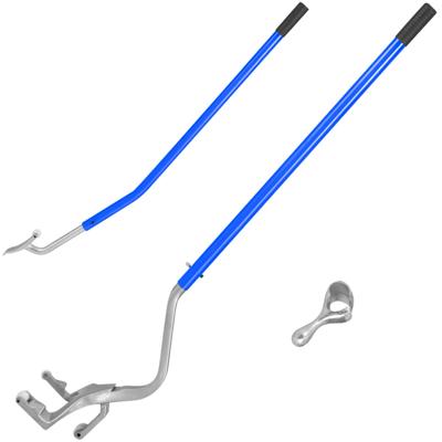 44 cm tot 62 cm Bandendemontagegereedschap met Stalen Kralenhouder Gereedschapsset voor Het Verwijderen van Vrachtwagenbanden Blauw