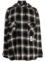 Maison MIHARA YASUHIRO chemise à carreaux - Noir