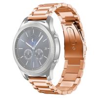 Roestvrijstalen polshorloge band voor Samsung Gear S3 22mm (Rose goud)