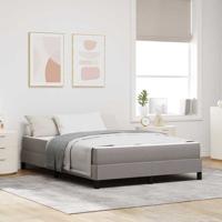 Boxspring bed Anders Taupe 140 x 200 cm Stof