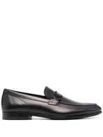 Tod's mocassins à plaque logo - Noir