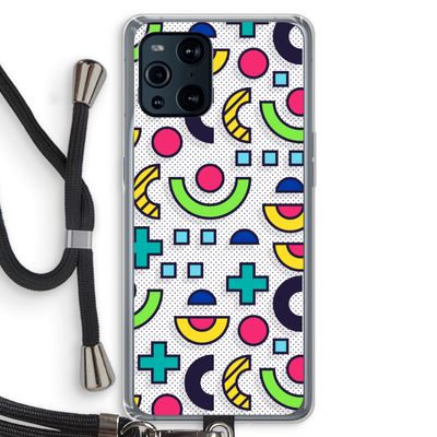 8-bit N°6: Oppo Find X3 Pro Transparant Hoesje met koord