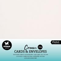 Studio Light • cards & envelopes creme 15,24x15,24cm