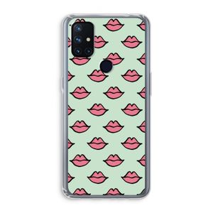 Lipjes: OnePlus Nord N10 5G Transparant Hoesje
