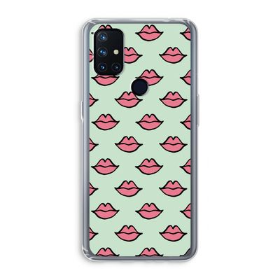 Lipjes: OnePlus Nord N10 5G Transparant Hoesje