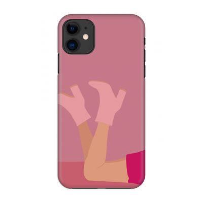 Pink boots: Volledig geprint iPhone 11 Hoesje