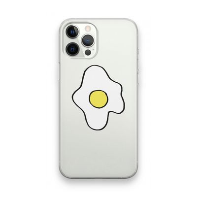 Spiegelei: iPhone 12 Pro Max Transparant Hoesje
