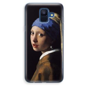 The Pearl Earring: Samsung Galaxy A6 (2018) Transparant Hoesje