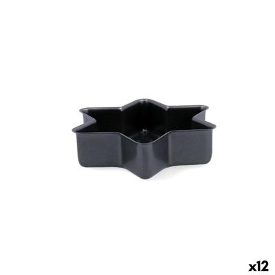 Bakvorm Quid Sweet Grey Grijs Metaal 21 x 5 cm (12 Stuks)