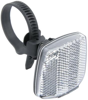 Busch & Muller Voorreflector met schroefbeugel wit