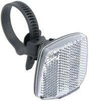 Busch & Muller Voorreflector met schroefbeugel wit