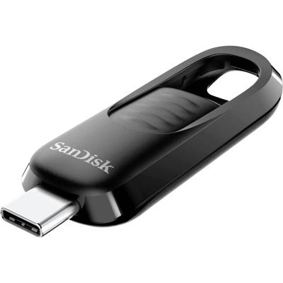 SanDisk Ultra Slider USB-stick Retail 256 GB Zwart SDCZ480-256G-G46 USB-C 3.2 Gen 1