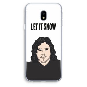 Let It Snow: Samsung Galaxy J3 (2017) Transparant Hoesje