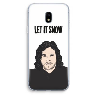 Let It Snow: Samsung Galaxy J3 (2017) Transparant Hoesje