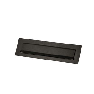 STOER! Briefplaat Zwart 340x95mm.