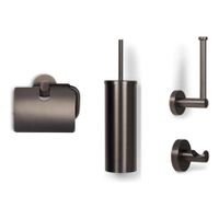 Blue Label Vida toilet accessoire set Gunmetal PVD