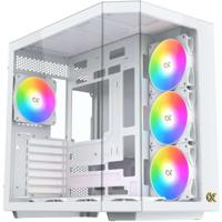 XIGMATEK CUBI II Arctic Case zonder voeding - Cube - E-ATX-formaat - Wit