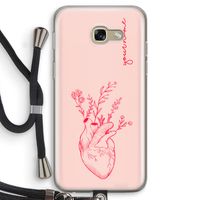 Blooming Heart: Samsung Galaxy A5 (2017) Transparant Hoesje met koord