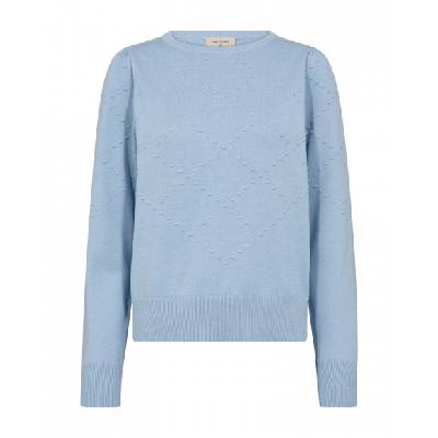 FreeQuent - Blauw | Dames | Trui | Blauw | S | regular | Kamst mode
