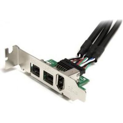 StarTech.com 3-poort 2b 1a 1394 Mini PCI Express FireWire Adapterkaart