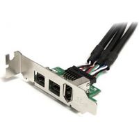 StarTech.com 3-poort 2b 1a 1394 Mini PCI Express FireWire Adapterkaart