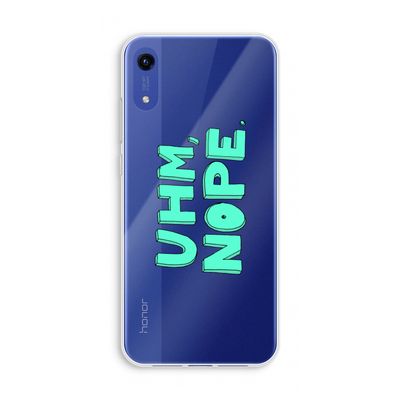 UHM, NOPE.: Honor Play 8A Transparant Hoesje