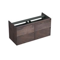 Onderkast Forzalaqua Reno 120x51x60 cm 4 Lades Softclose Eiken Charcoal Forzalaqua