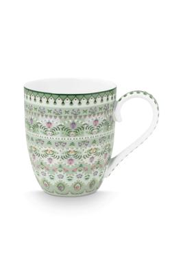 Pip Studio Mok XL Lily&Lotus Moon Delight Licht Groen