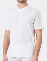 Heren T-shirt korte mouw dikke kwaliteit M3400 - Dik heren ondershirt - Stevige kwaliteit - 100% katoen - L - Wit