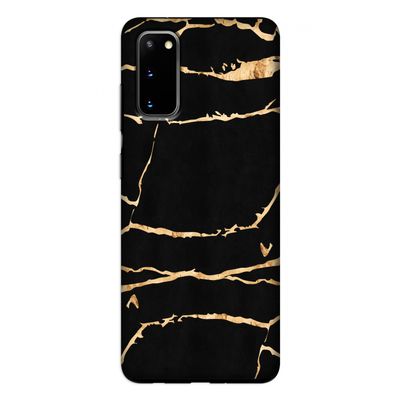 Gouden marmer: Samsung Galaxy S20 Tough Case
