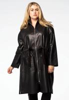 Yoek Leren parka | Zwart | Maat 54/56 Yoek Leren parka | Zwart | Maat 54/56