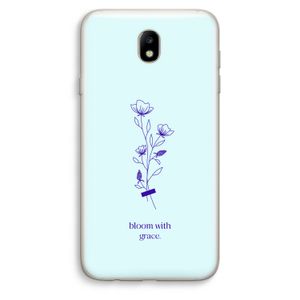 Bloom with grace: Samsung Galaxy J7 (2017) Transparant Hoesje