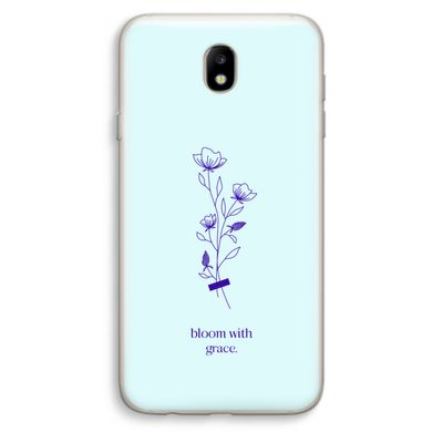 Bloom with grace: Samsung Galaxy J7 (2017) Transparant Hoesje
