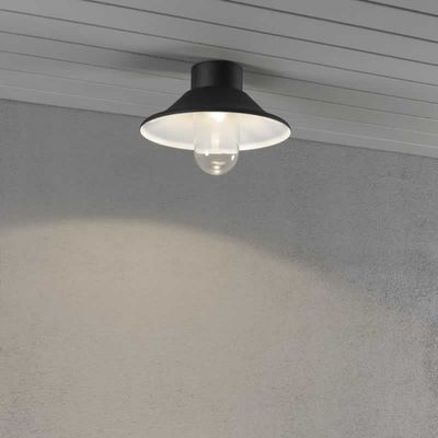 Plafondlamp zwart Vega Power LED 22cm 8W dimbaar