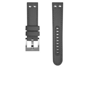 TW Steel horlogeband TWS604 Textiel Grijs 24mm + grijs stiksel
