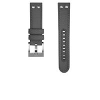 TW Steel horlogeband TWS604 Textiel Grijs 24mm + grijs stiksel - thumbnail