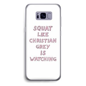 Christian Grey: Samsung Galaxy S8 Plus Transparant Hoesje