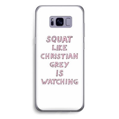 Christian Grey: Samsung Galaxy S8 Plus Transparant Hoesje