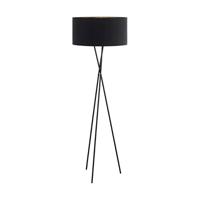 Eglo Vloerlamp Fondachelli Tripod zwart met goud 95541