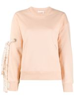 Chloé sweat à détail noué - Rose